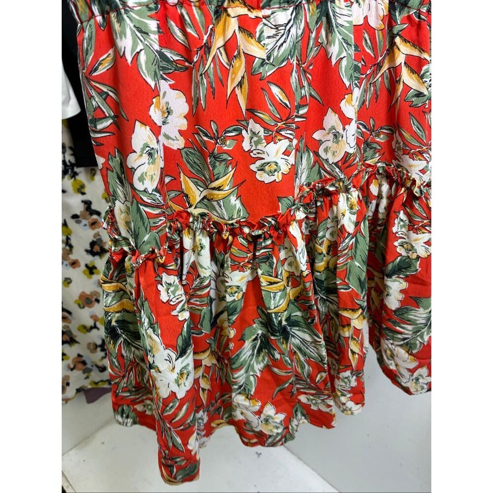 Hello Molly NWT Sweet Jacaranda Dress in Orange Floral Pattern Size 6 - Picture 5 of 10
